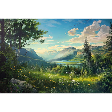 Grassy Landscape Canvas